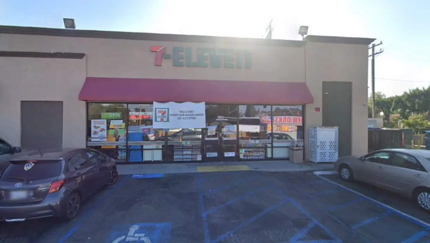 The incident took place at a Californian 7-Eleven store (Google Maps)