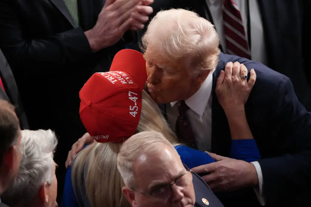 In happier times - Trump and Majorie Taylor Greene