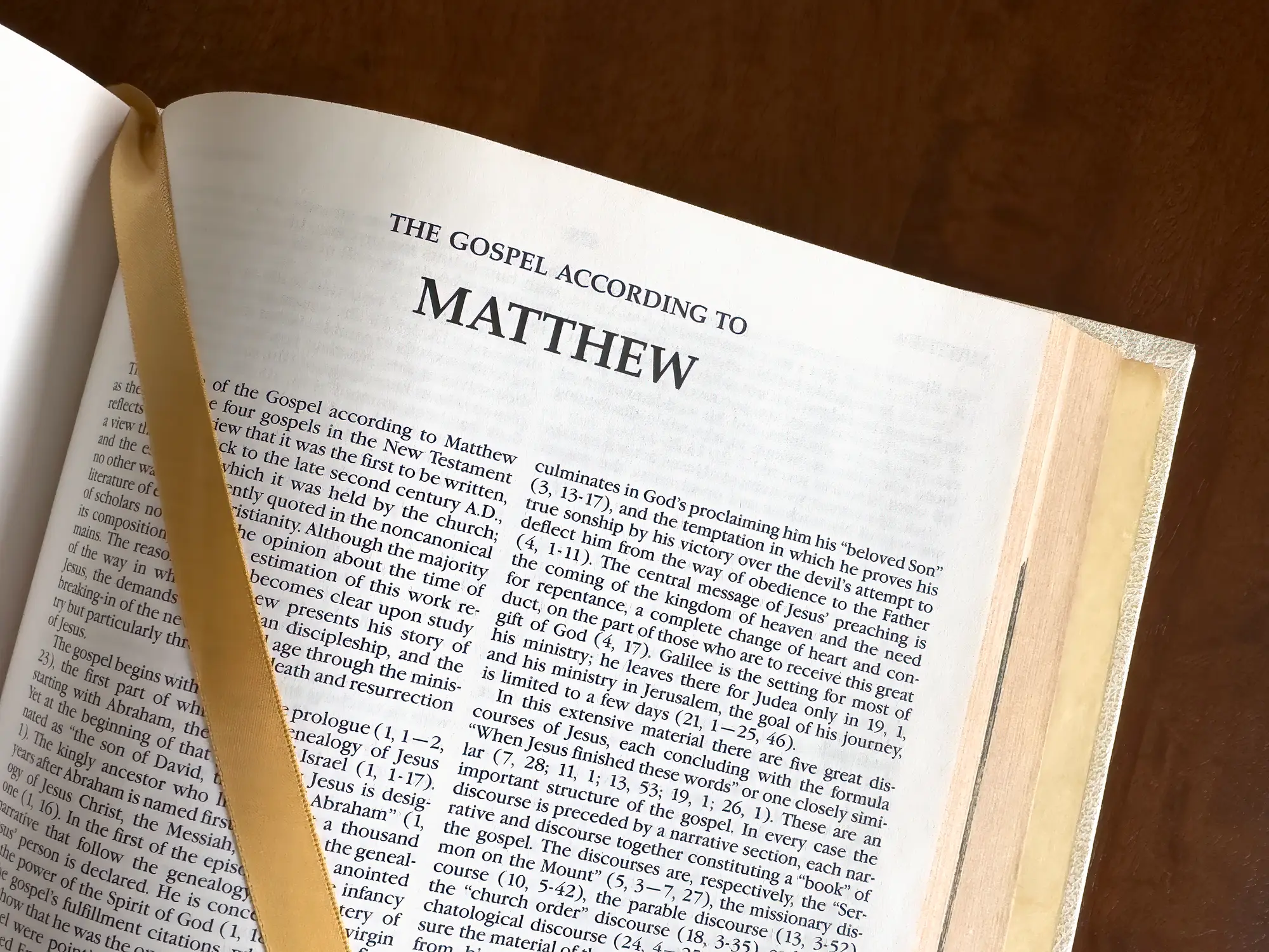 Reportedly the writing is from the Gospel of Matthew (Getty Stock Image)