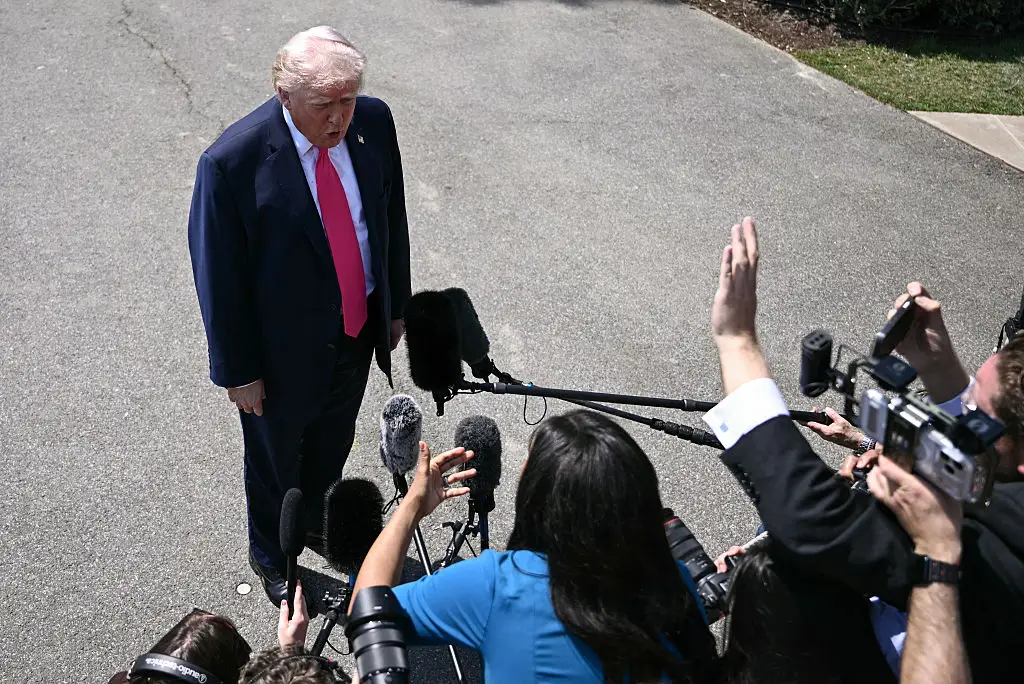 Trump's relationship with the press has been complex (Brendan SMIALOWSKI / AFP via Getty Images)