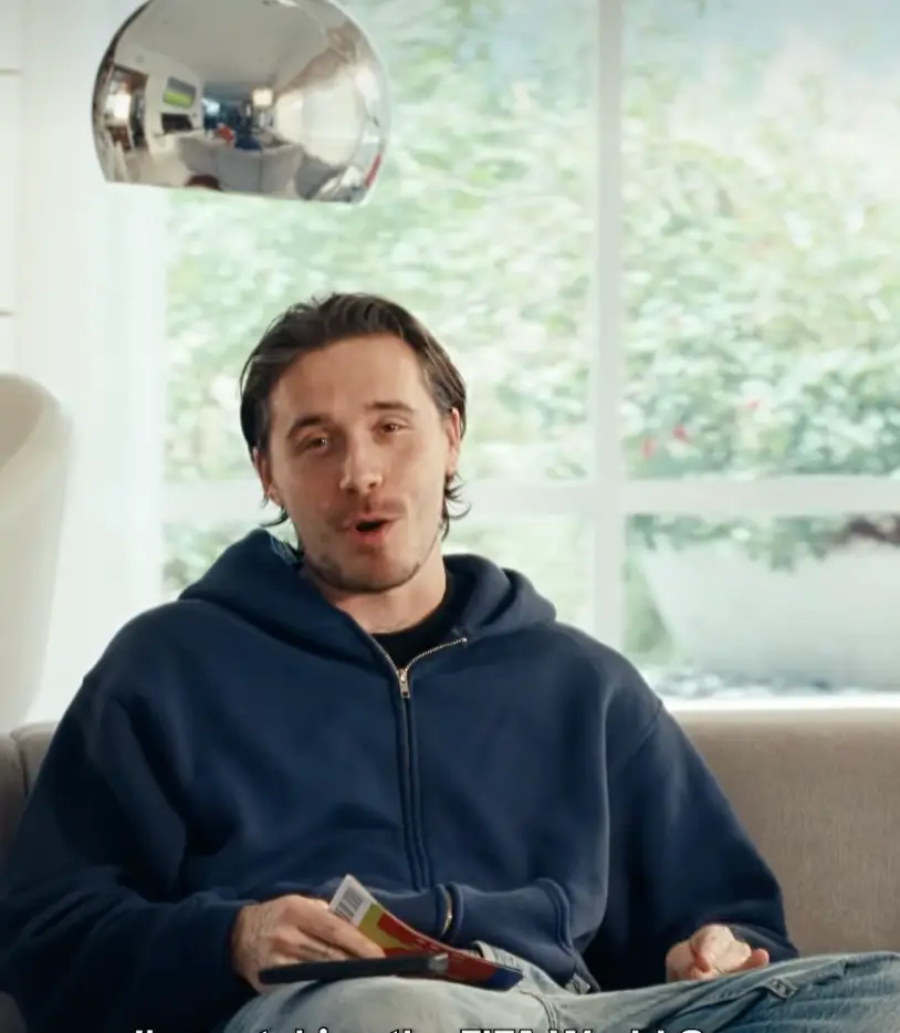 Brooklyn Beckham appeared in a DoorDash ad for the 2026 World Cup (DoorDash)