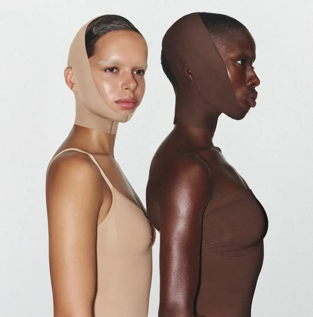 Kim Kardashian's newest SKIMS product intends to help sculpt the face (SKIMS)
