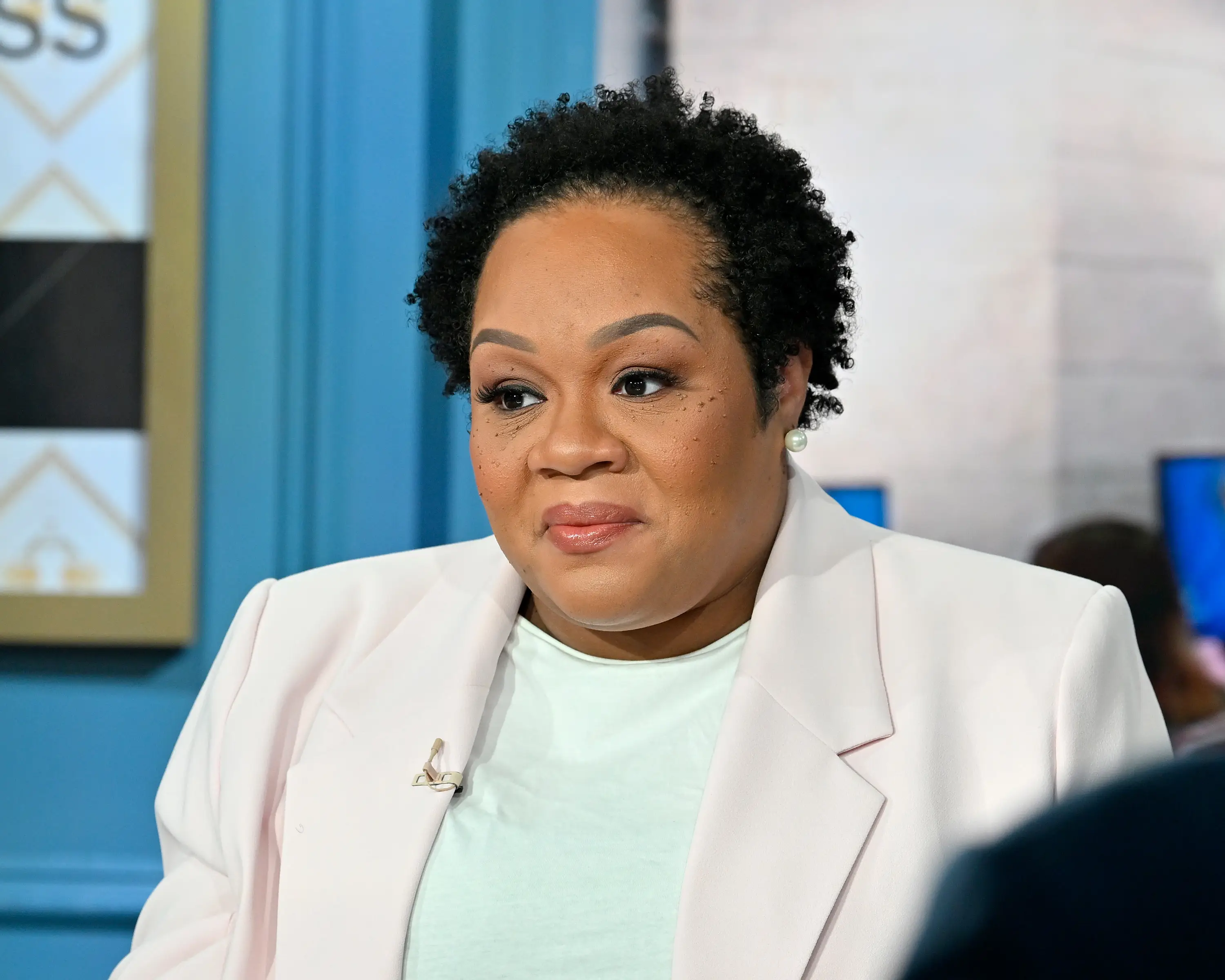 The reporter appeared to be NBC News’ Yamiche Alcindor (Shannon Finney/NBC via Getty Images)