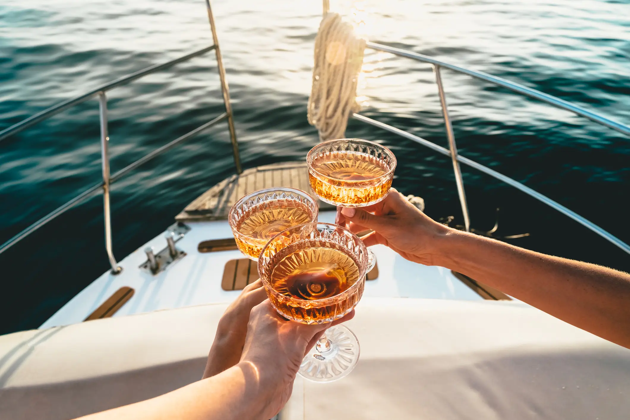 Drink culture can be prevalent on both yatchs and cruises, Lucy warns (Yana Iskayeva/Getty Images)