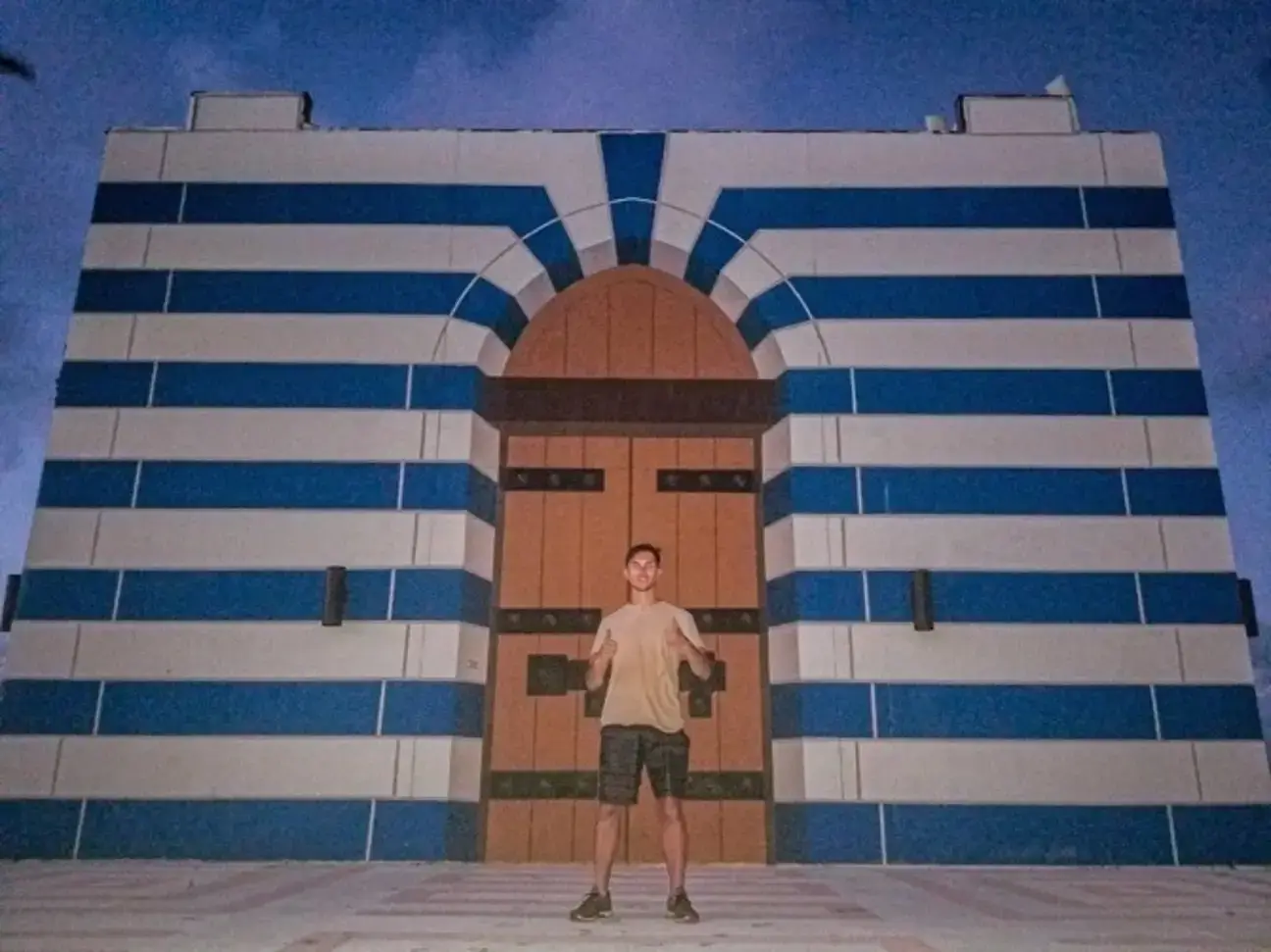 Andy Bracco visited the island a few years ago.