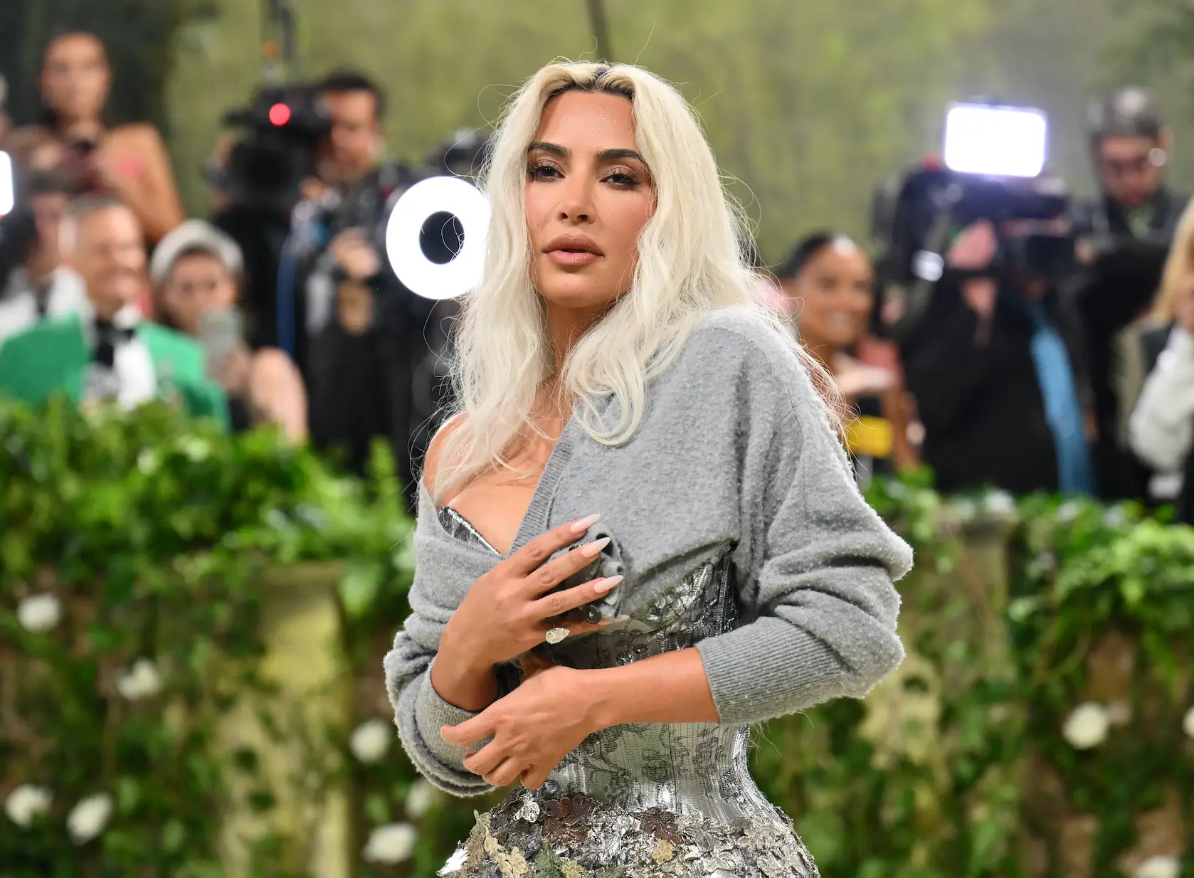 The look has received a divided reaction online (ANGELA WEISS/AFP via Getty Images) 