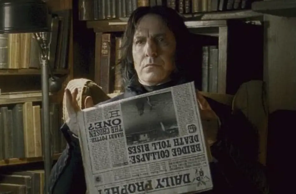 You finding out who's set to play Snape (Warner Bros.) 