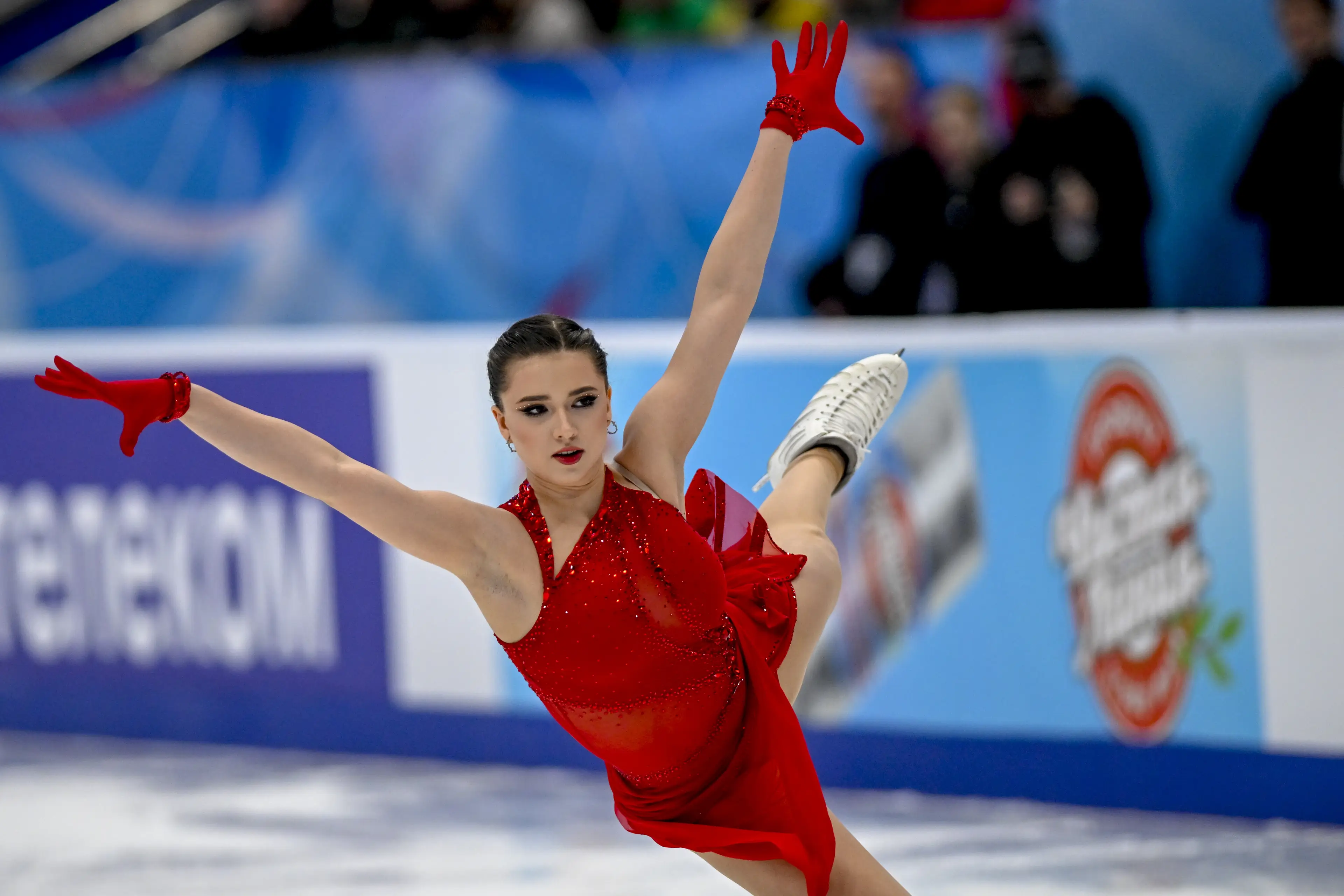 Kamila Valieva was disqualified over doping. (Sefa Karacan/Anadolu via Getty Images)