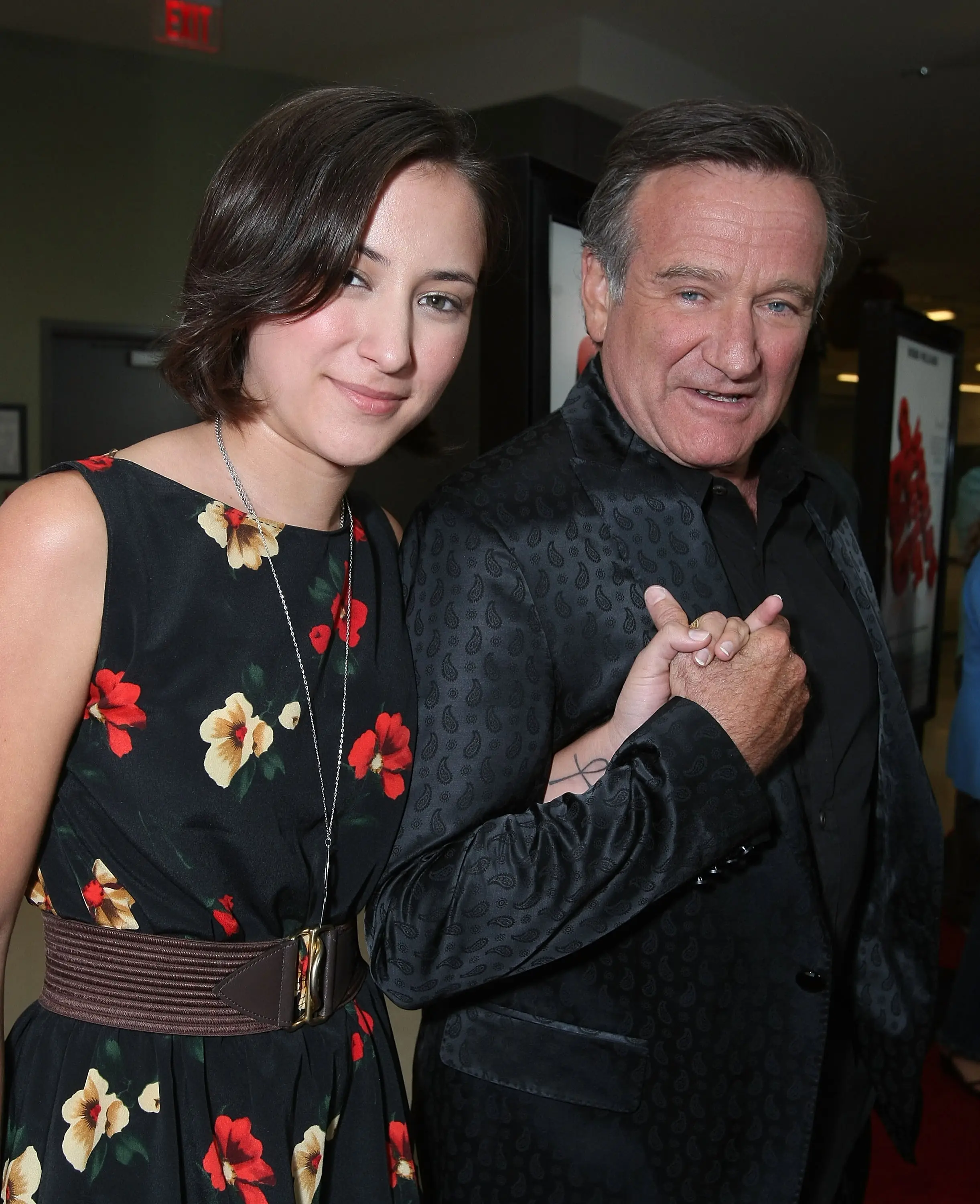 Zelda and Robin Williams pictured in 2009 (Alexandra Wyman/WireImage)