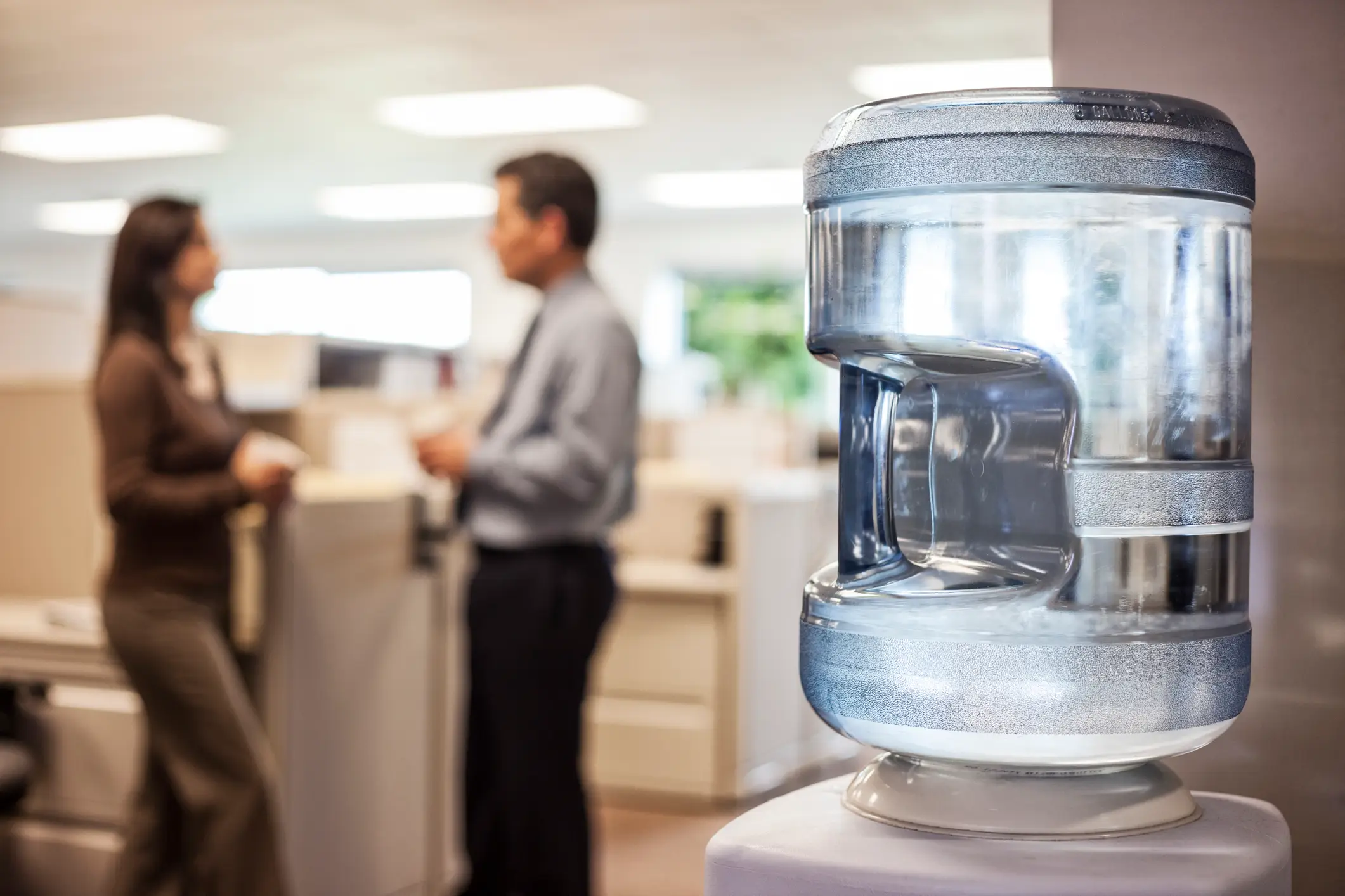 Hanging around the water cooler could be a sign (Getty Stock Photo)