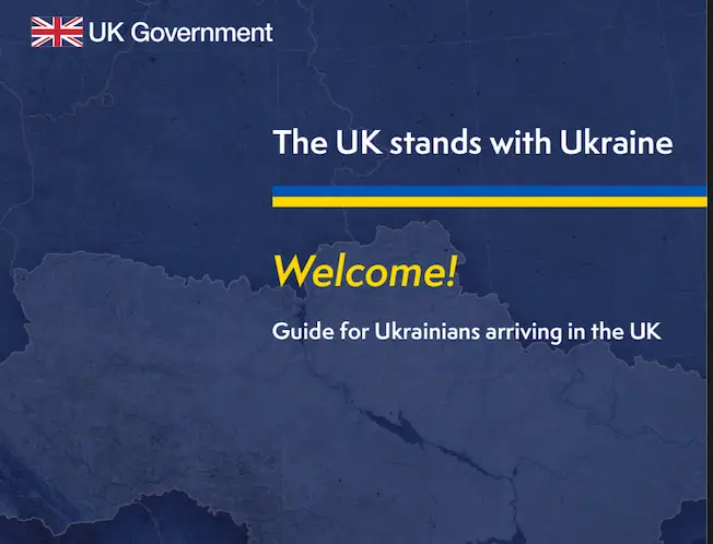 Kate has only seen documents and admin in English rather than being accompanied by a Ukrainian translation for refugees too.