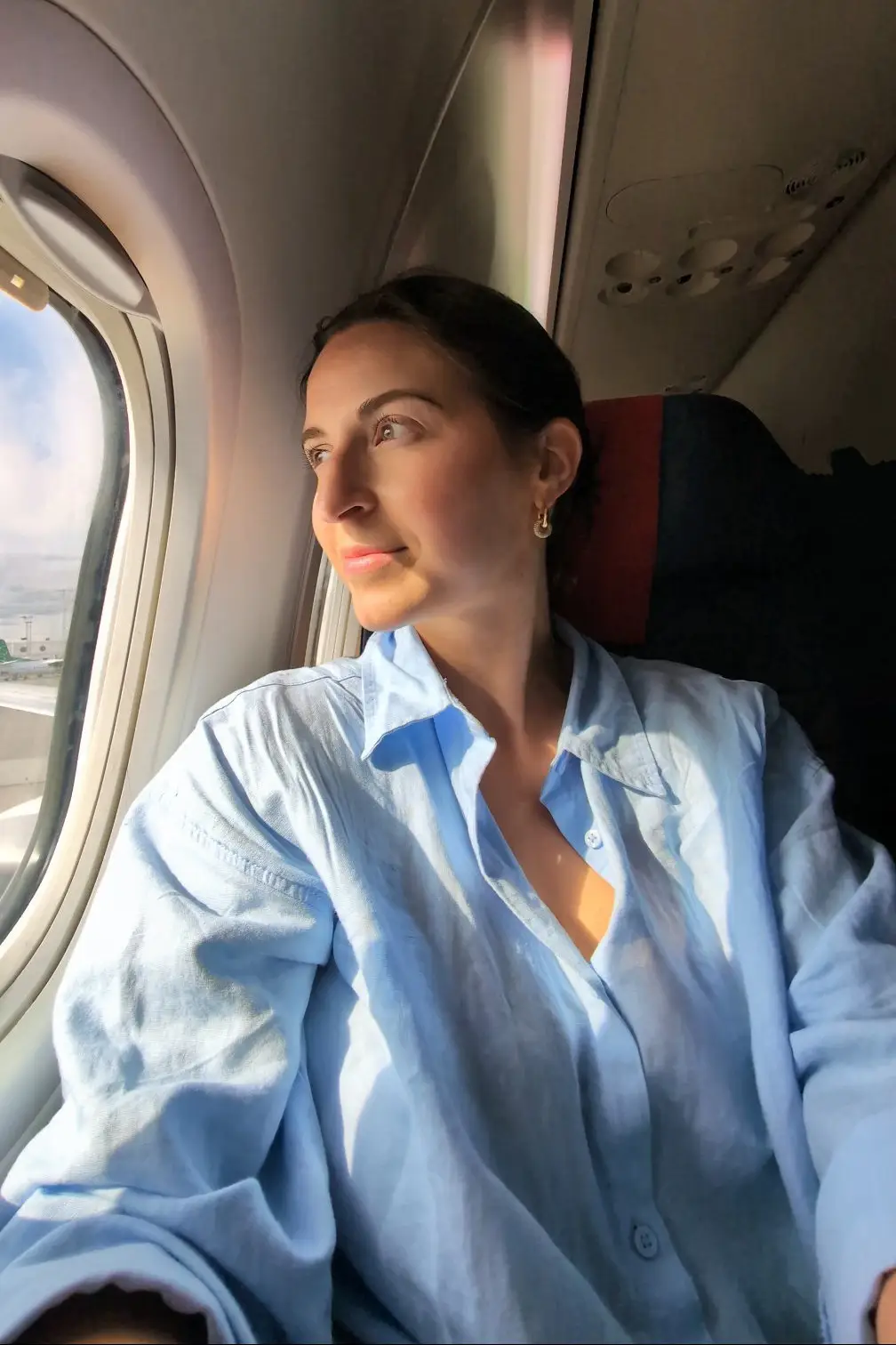 El Refai has clocked up more than 30,000 miles and spent around $1,500 on flights since January (SWNS)