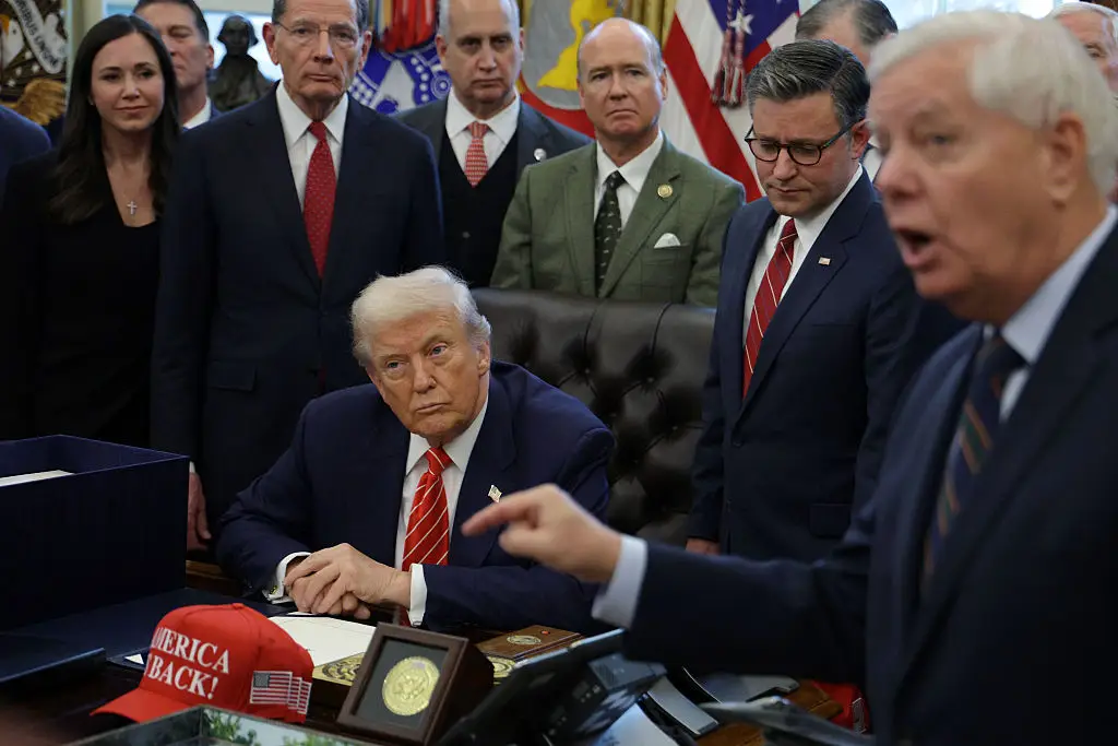 Lindsey Graham was helping to get the Act through (Photo by Alex Wong/Getty Images)