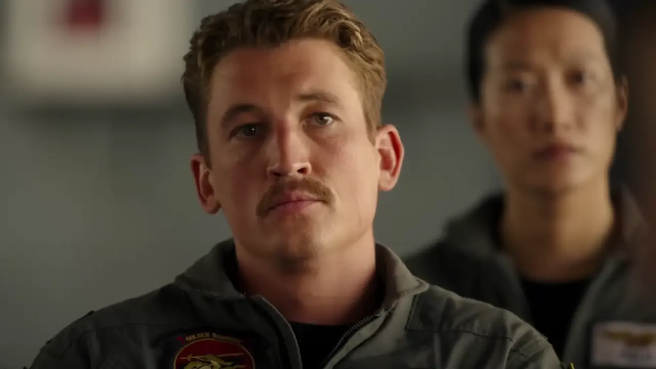 Miles Teller in Top Gun: Maverick.