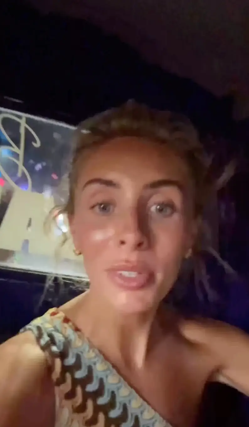 Billinger has been posting several videos of her partying in Bali (Instagram/@bonnieblue)