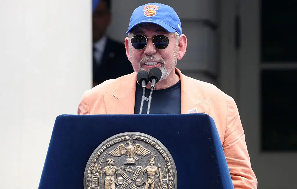James Dolan asked the Knicks 'to abstain from sex' before winning the NBA Championship (Photo by Kevin Mazur/Getty Images)