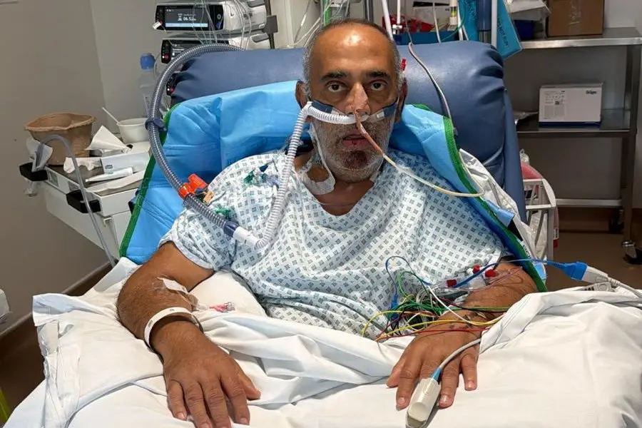 Udhyam Amin nearly died after eating chicken in February (SWNS)