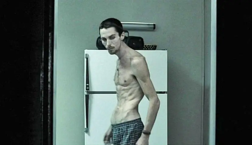 He lost loads of weight for The Machinist.