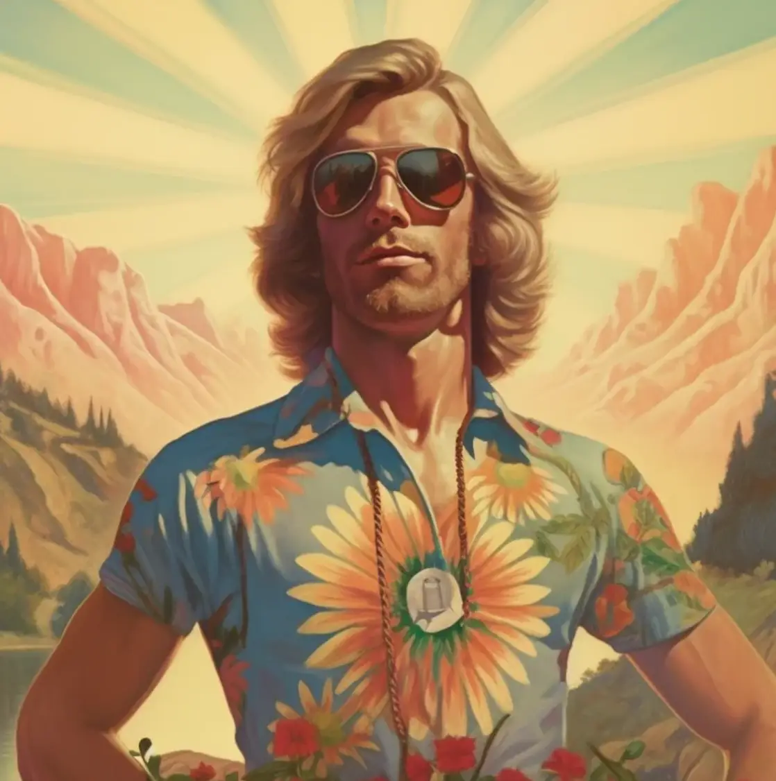 It's all about flower power in California.