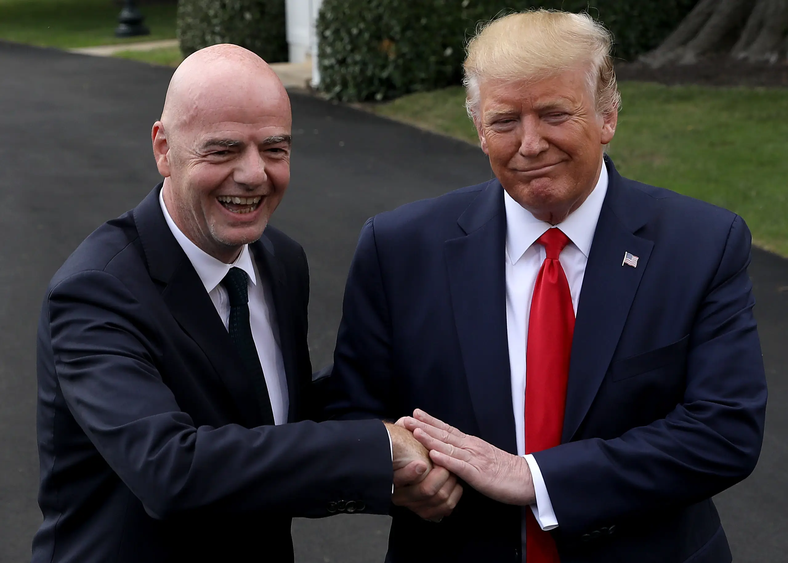 Trump is friends with FIFA President, Gianni Infantino (Win McNamee/Getty Images)