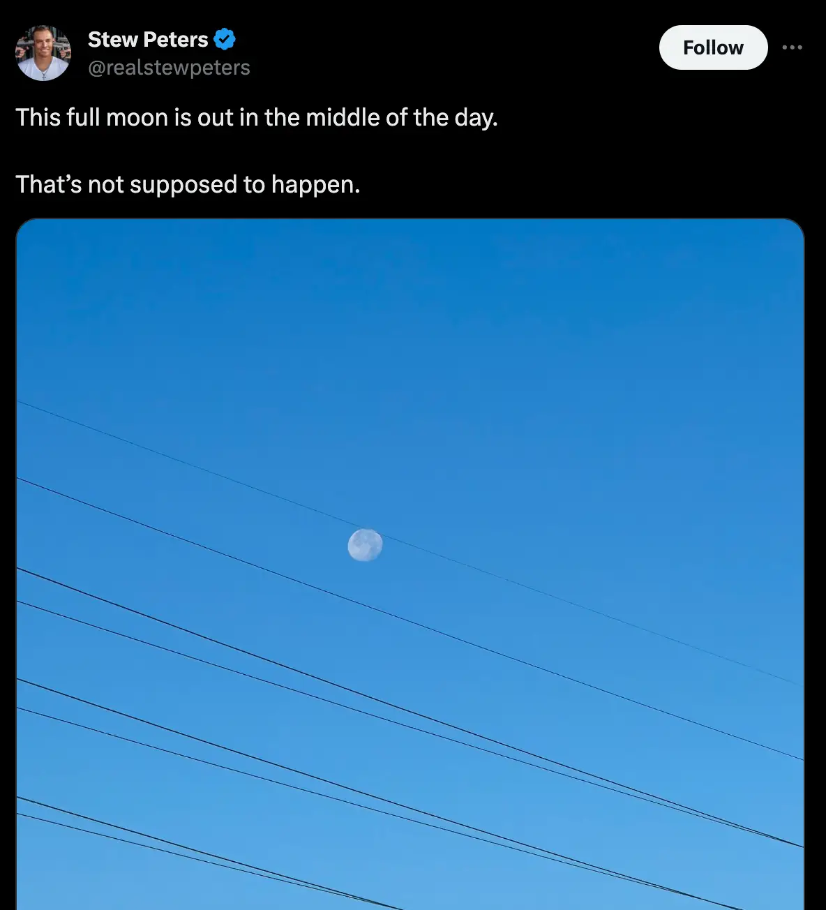 Have you ever seen the moon in daytime before?