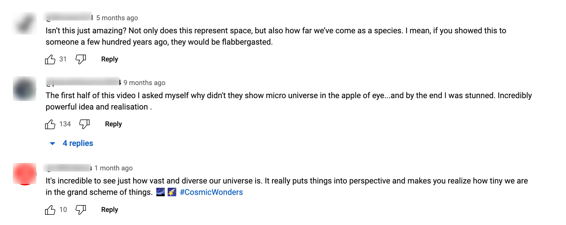 People labelled the video as 'amazing'.