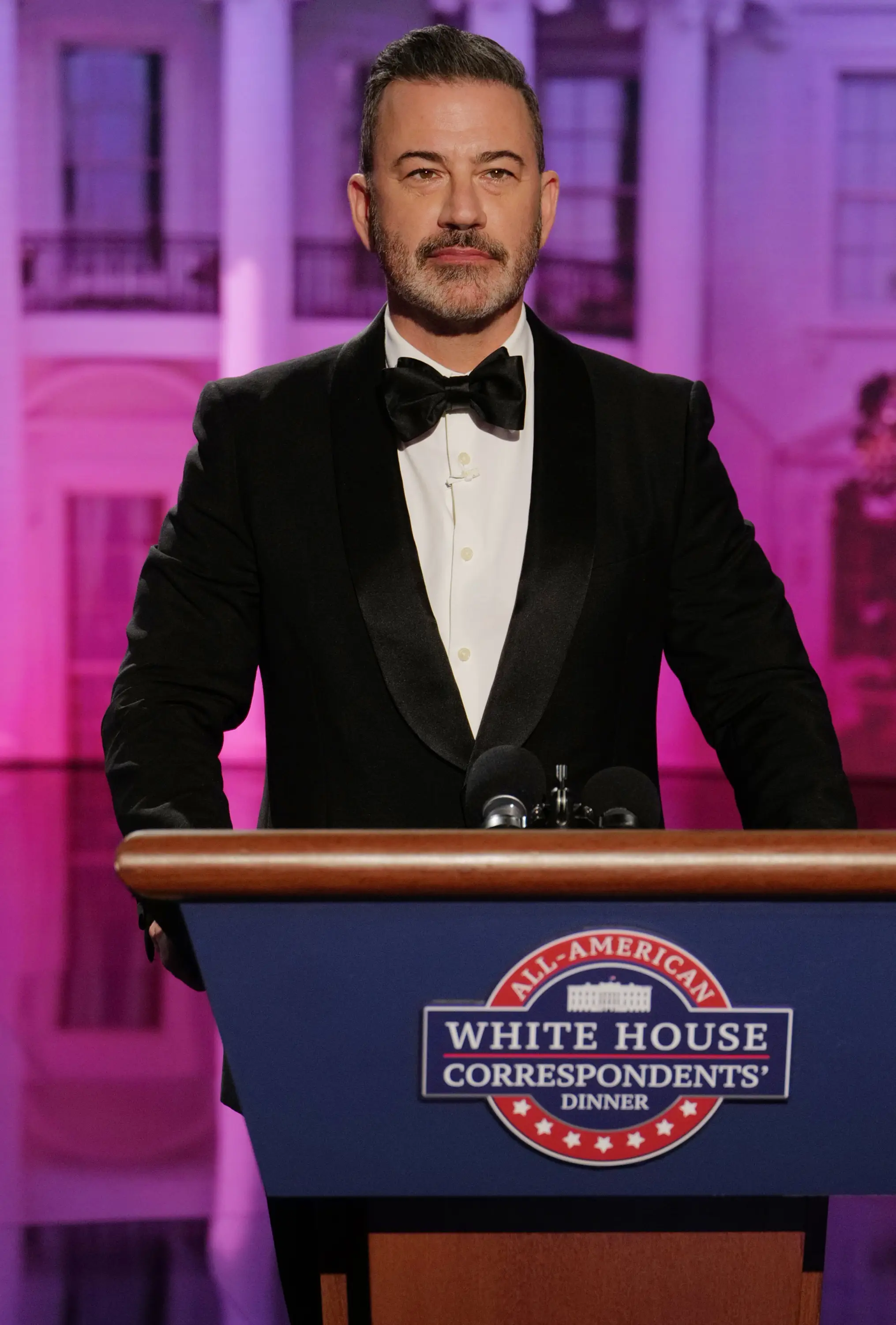 Kimmel was slammed for his joke, which dubbed Melania Trump an 'expectant widow' (Randy Holmes/Disney via Getty Images)