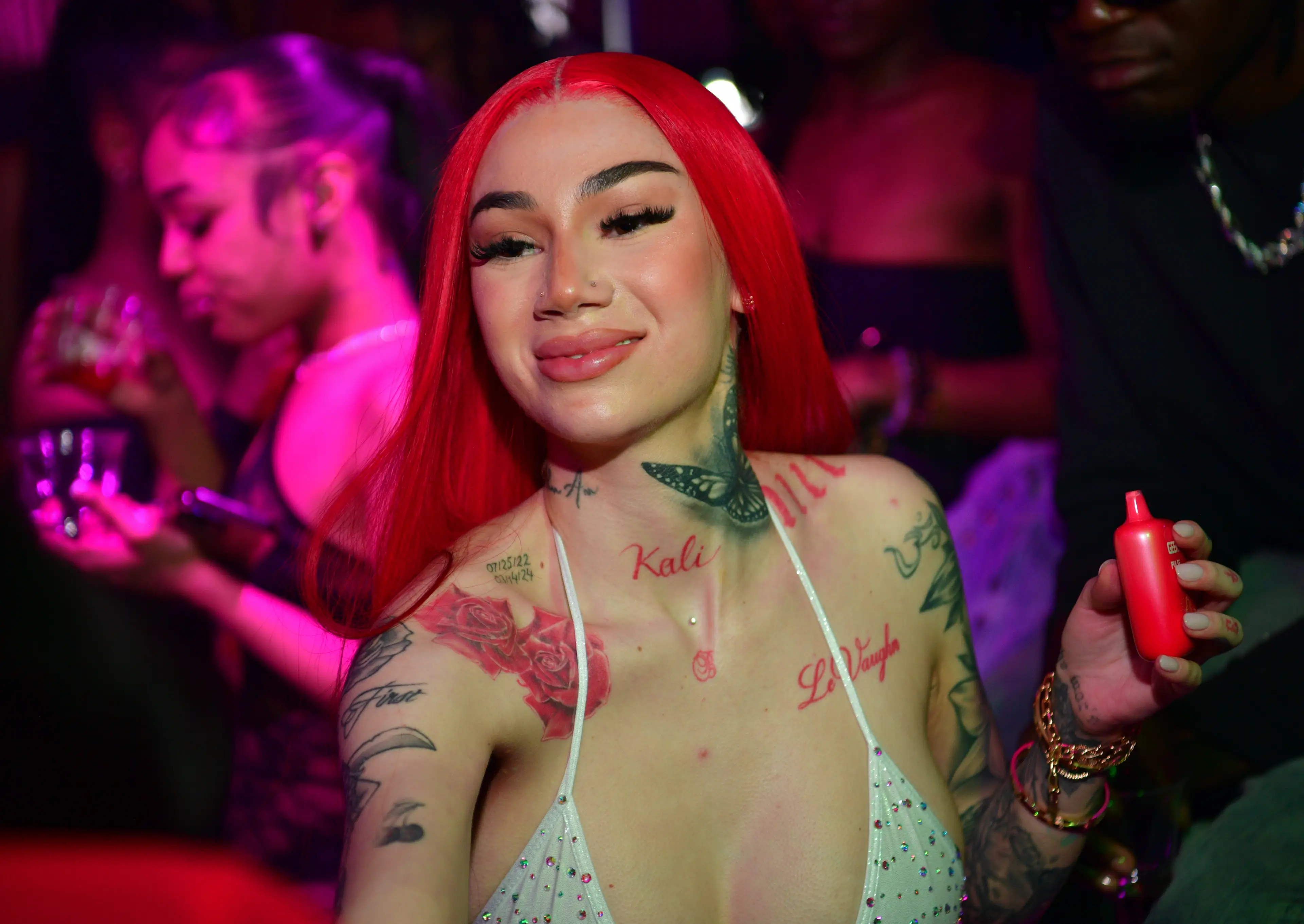 Bhad Bhabie has continued rapping and posting thirst traps despite her cancer diagnosis (Prince Williams/WireImage)