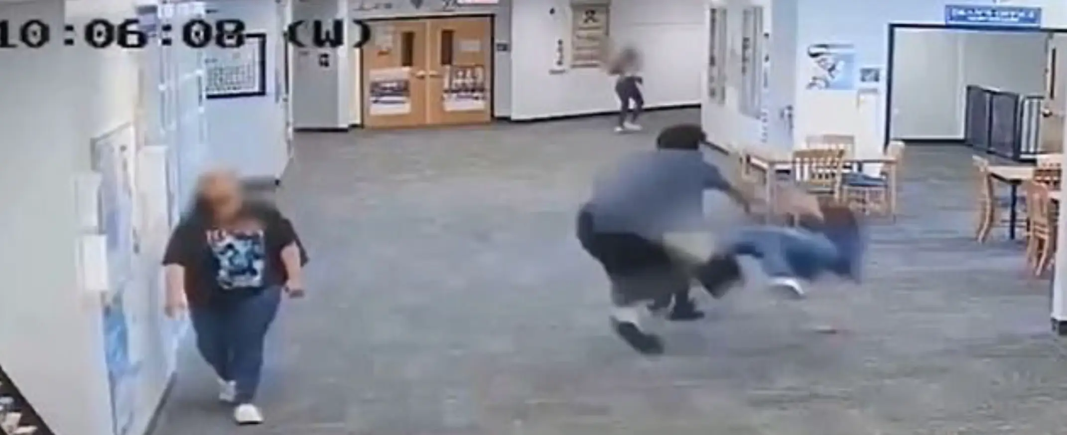 The attack took place in school earlier this year.