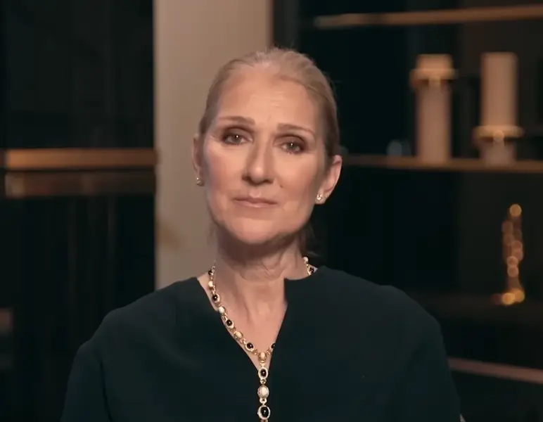Dion was forced to cancel her world tour after being diagnosed. (Prime Video)