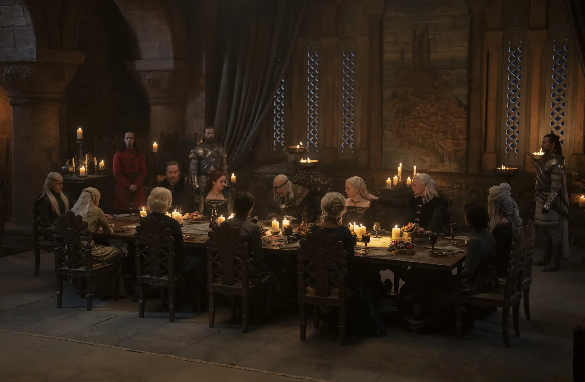 Fun family dinners! (Ollie Upton/HBO)