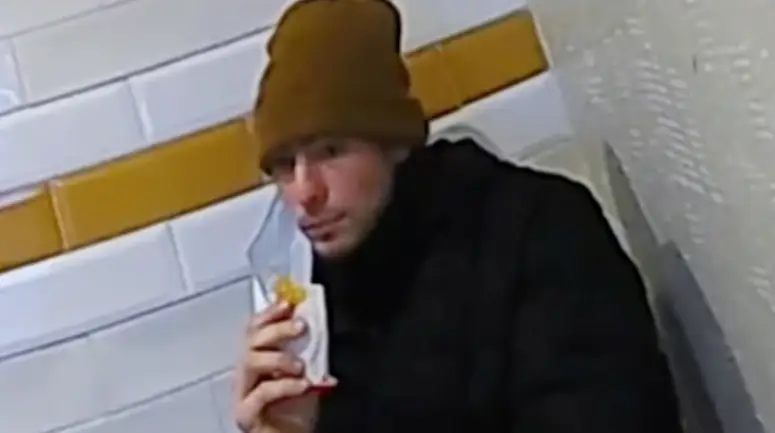Mangione was spotted by police eating a hashbrown (WBAL-TV 11)