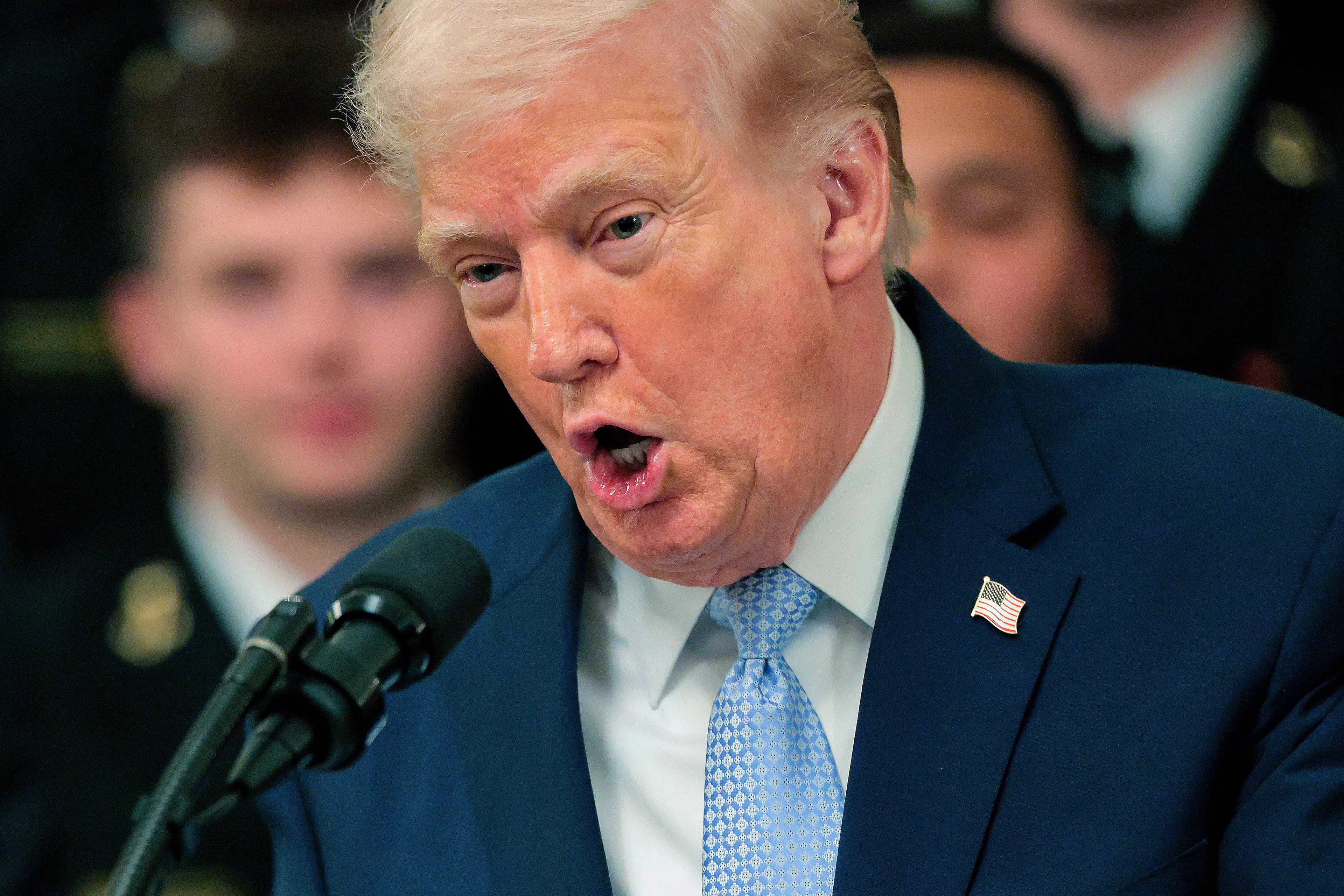 Trump took to Truth Social with the post (Heather Diehl/Getty Images)