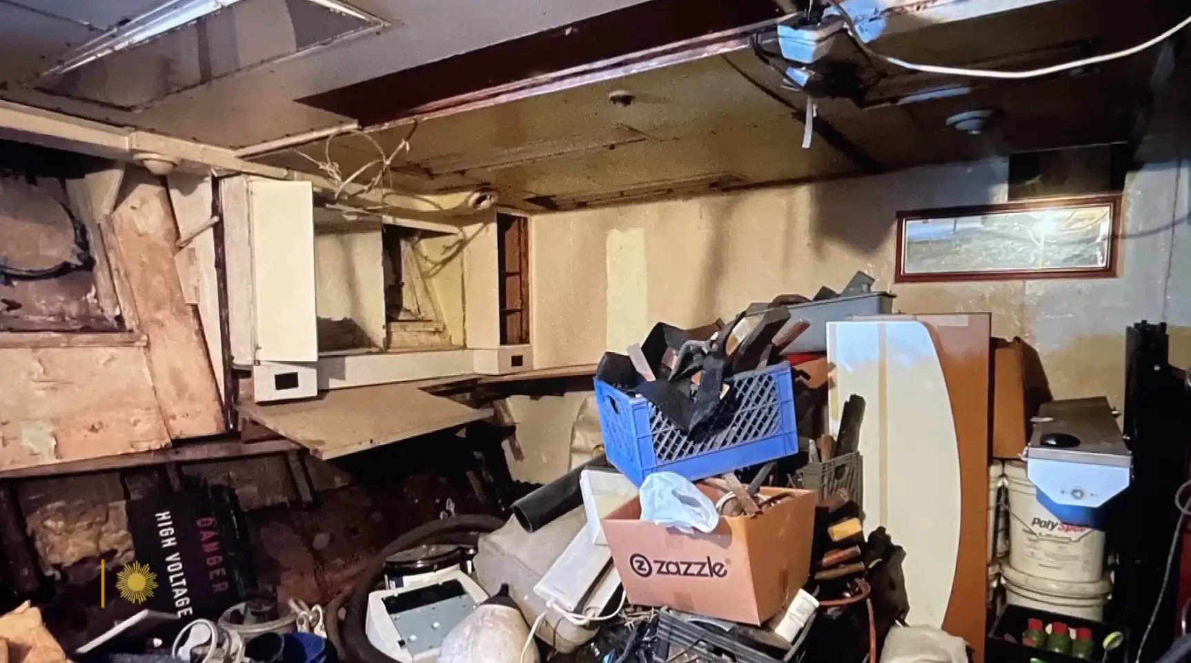 The ship was in a bit of a state before Chris restored it.