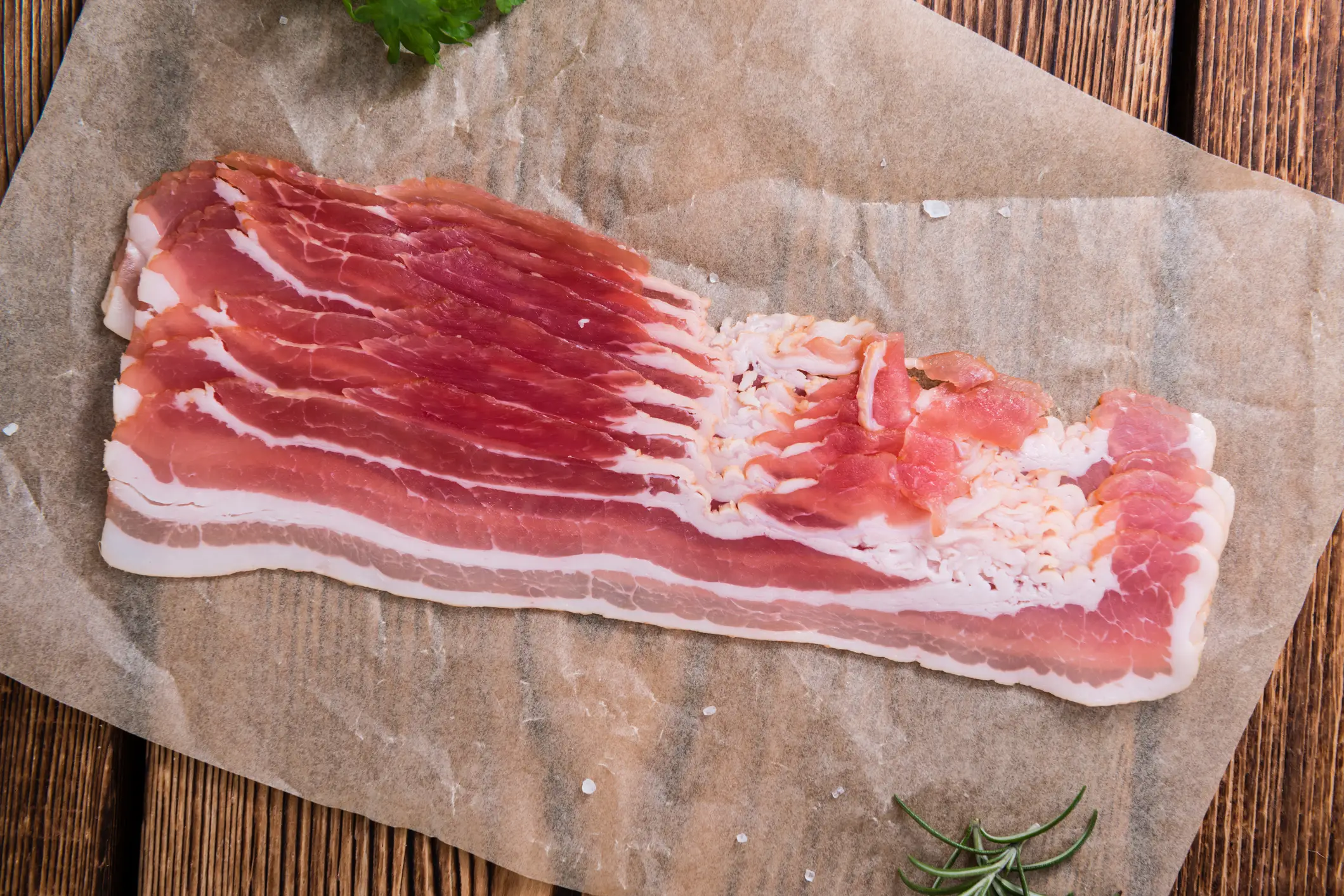 A man who is a big fan of bacon reported to hospital suffering from severe headaches (Getty Stock Image)
