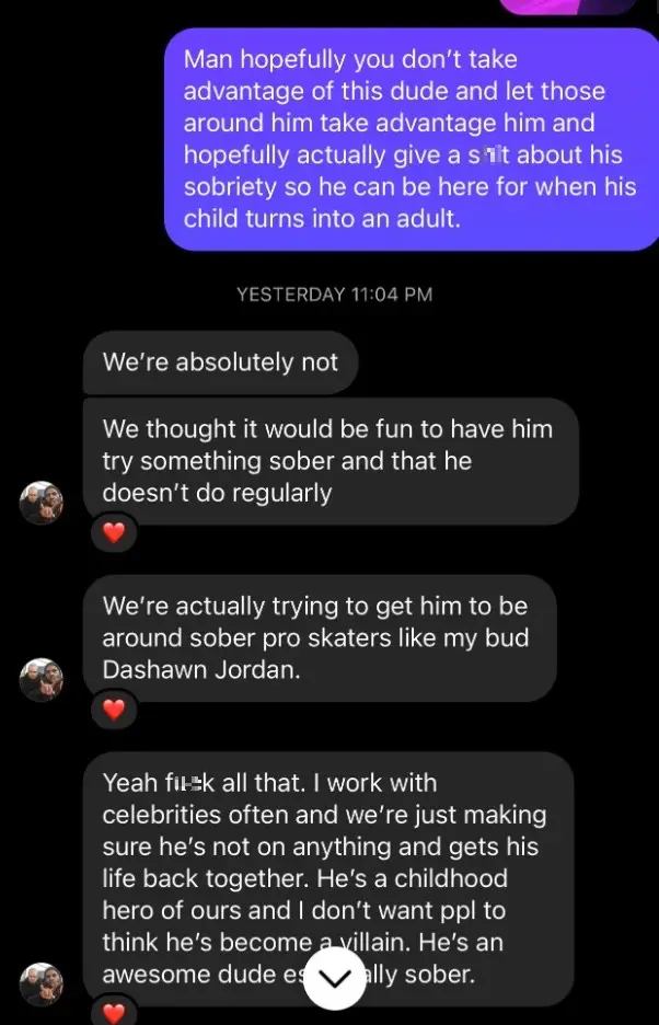 A fan got in touch with ZVBBV as they were concerned by their motives.