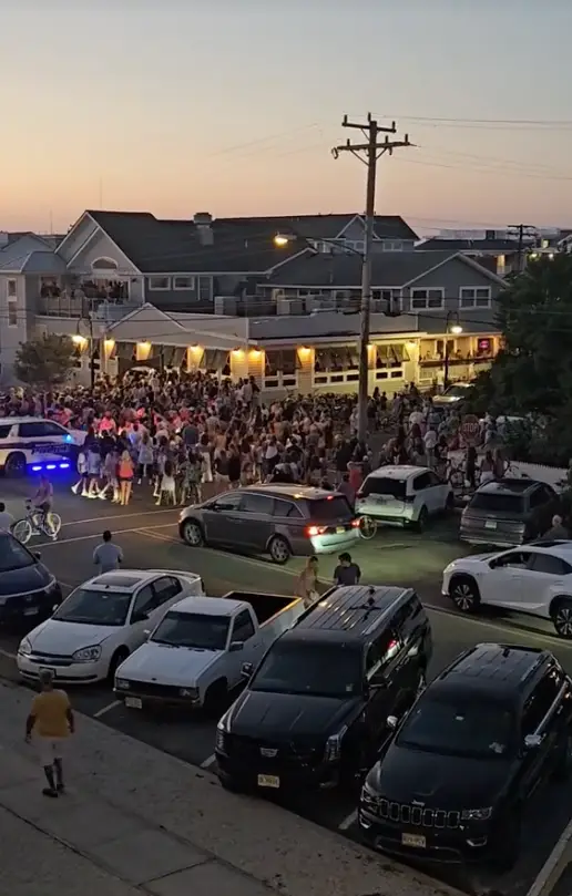 Police had to control the crowds of Swifties.