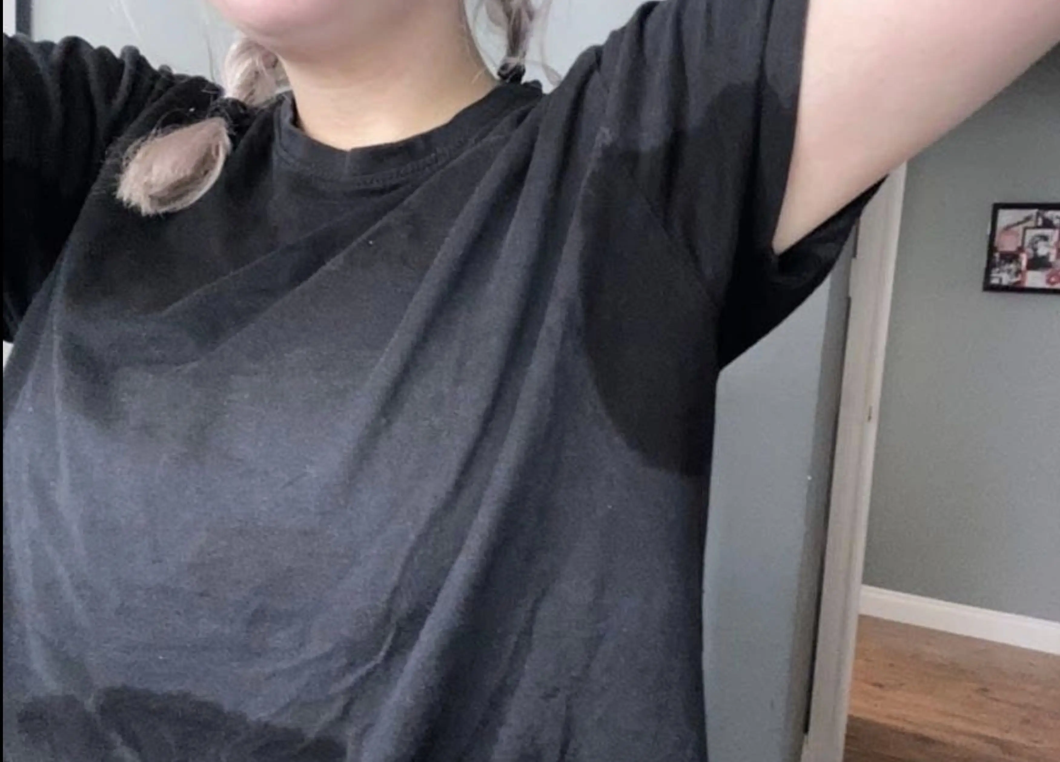 Darcie was left having to change her clothes multiple times a day (Kennedy News)