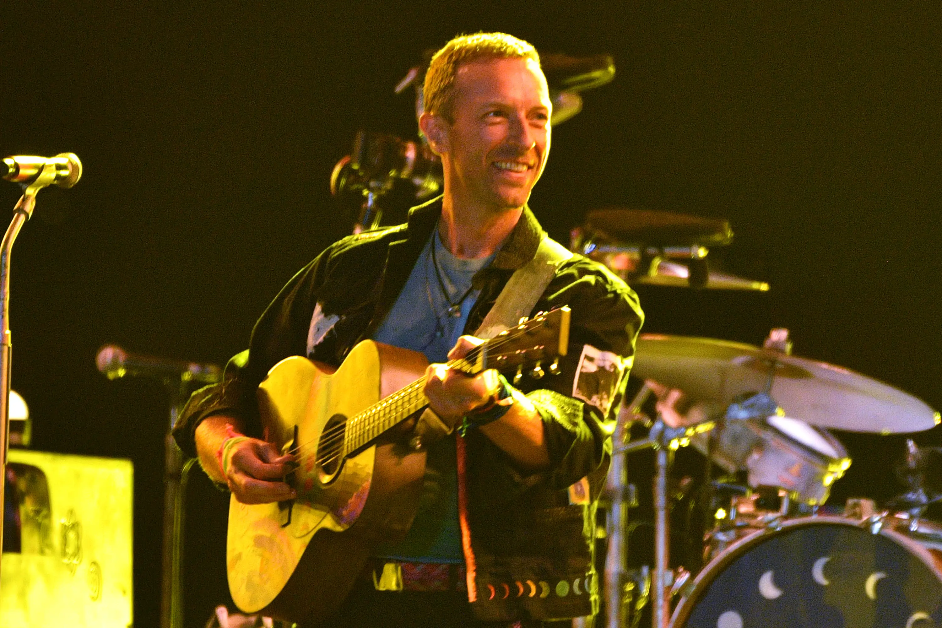 Chris Martin spent a lot of time abroad as an adolescent (Jim Dyson/Redferns)