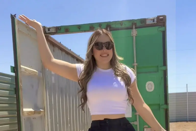 Miriam said she has a 'vision' for the container (SWNS)