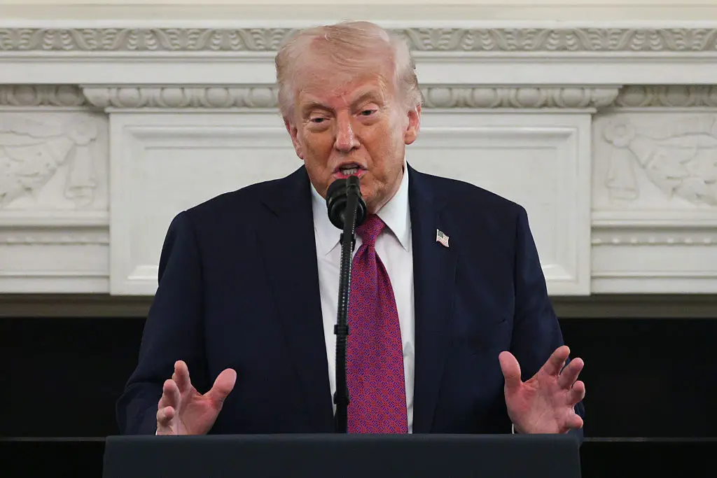 Trump has always denied that Israel pressured the US into the war with Iran (Alex Wong/Getty Images)