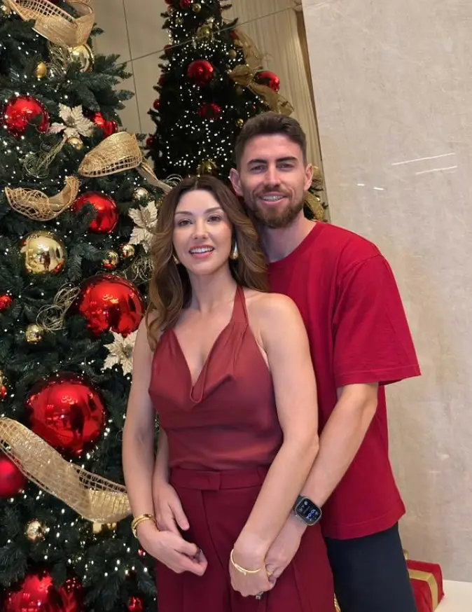 Jorginho is married to Catherine Harding, who is 11-year-old Ada's mother (Instagram/@catcavelli)