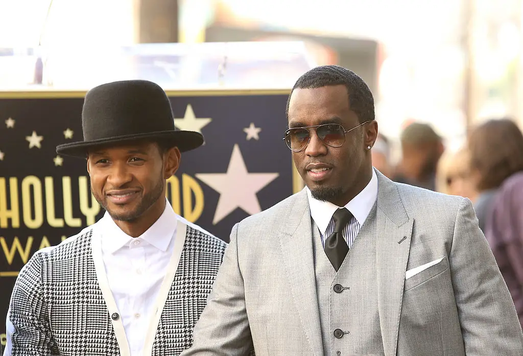 Usher and Diddy pictured together back in 2013 (Michael Tran/FilmMagic)