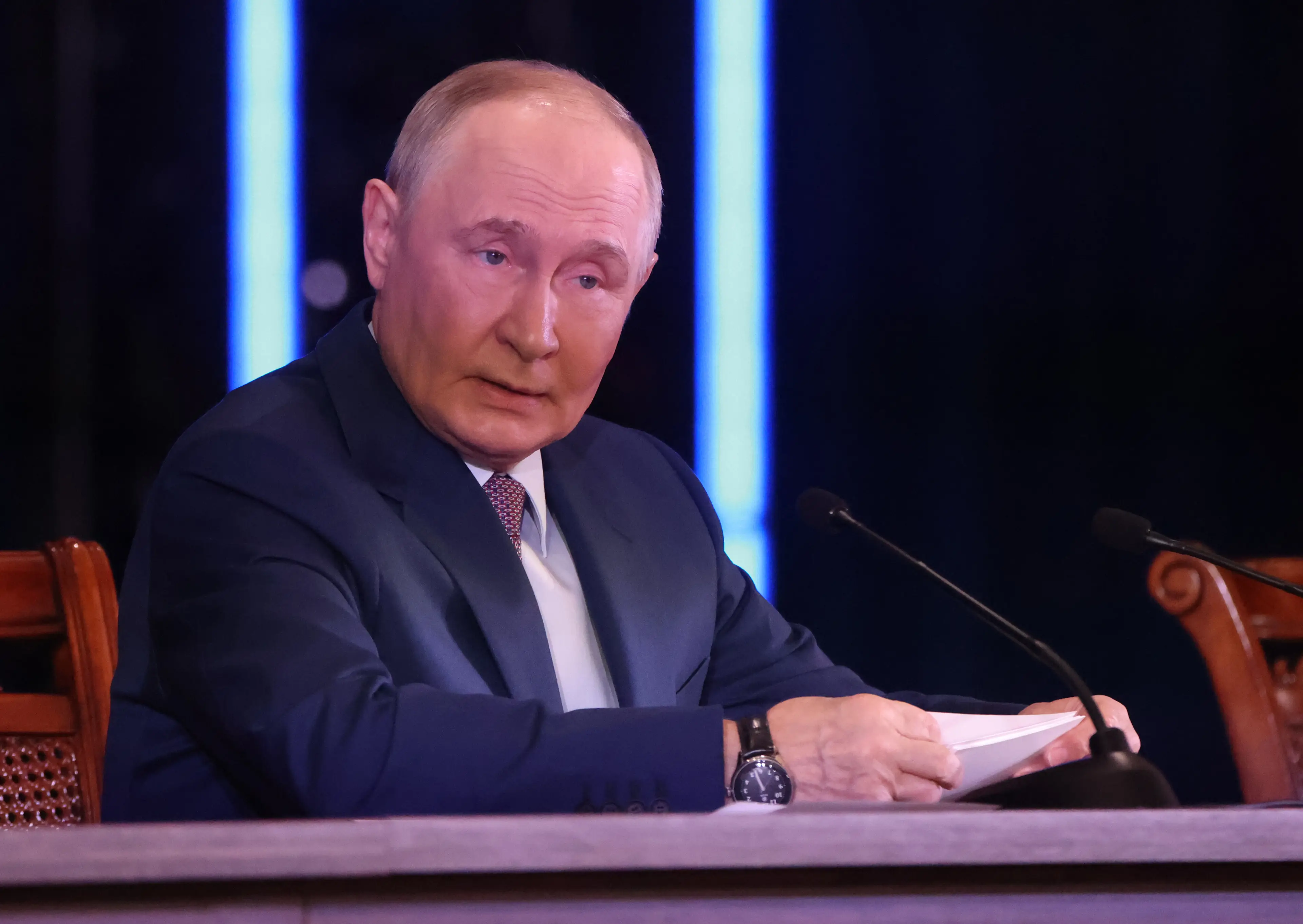 Putin outlined the missile's capabilities (Contributor/Getty Images)