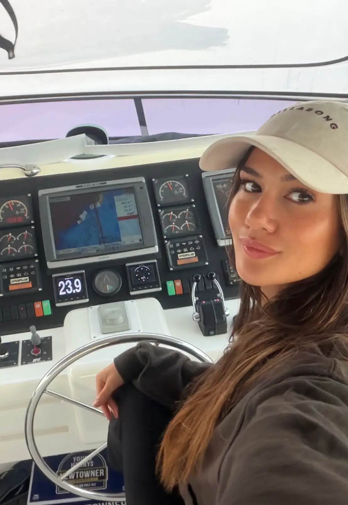 Cameron has just finished shooting another season with 'Below Deck Mediterranean' (Instagram/@gaellcameron)