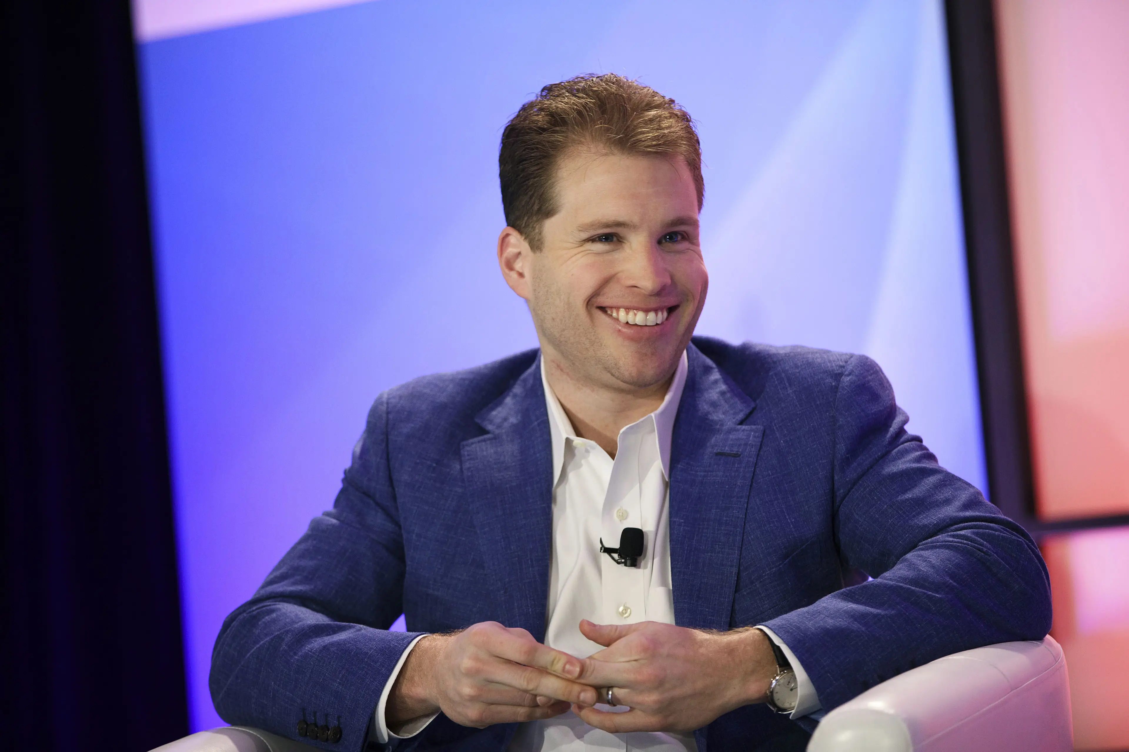 The 43-year-old has a staggering net worth (Patrick T. Fallon/Bloomberg via Getty Images)