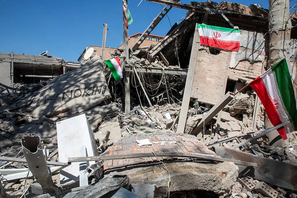 Donald Trump explained why Iranians are still alive today (Photo by Majid Saeedi/Getty Images)