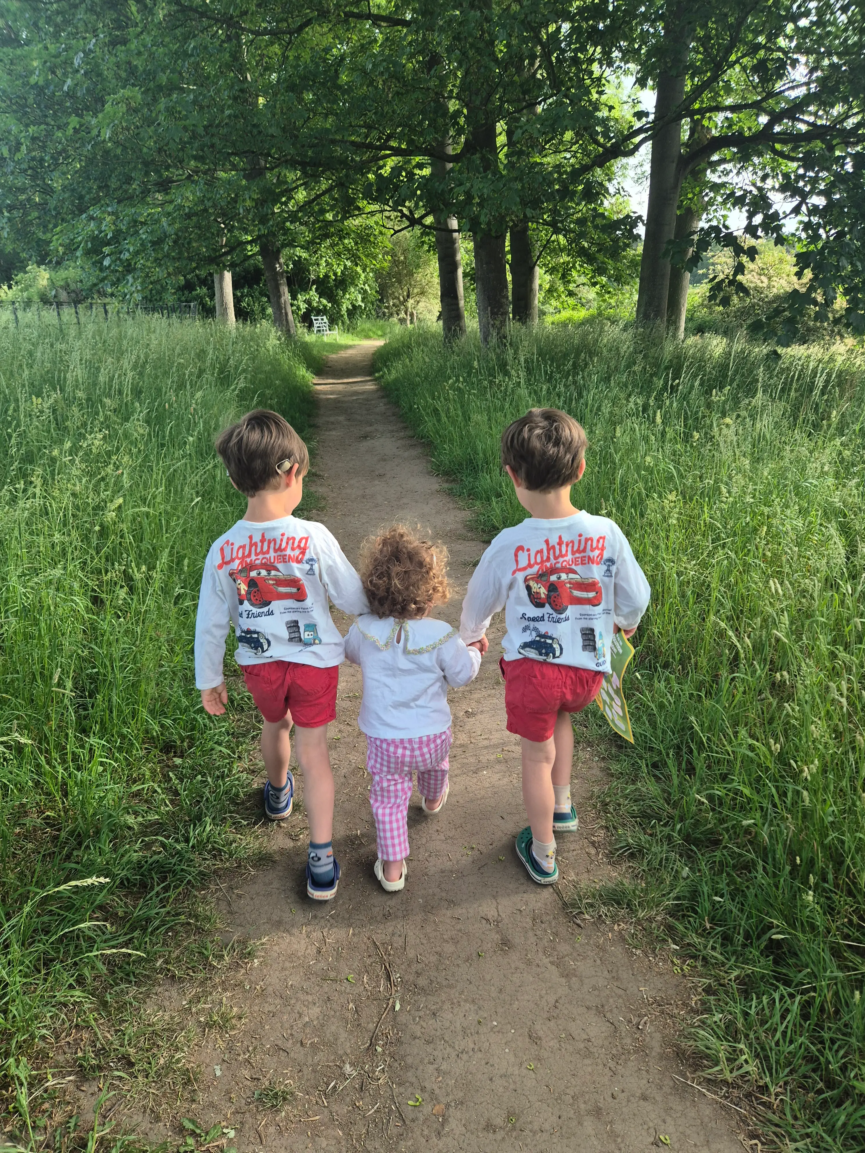The mum had been on a walk with her kids when the incident occurred (SWNS)
