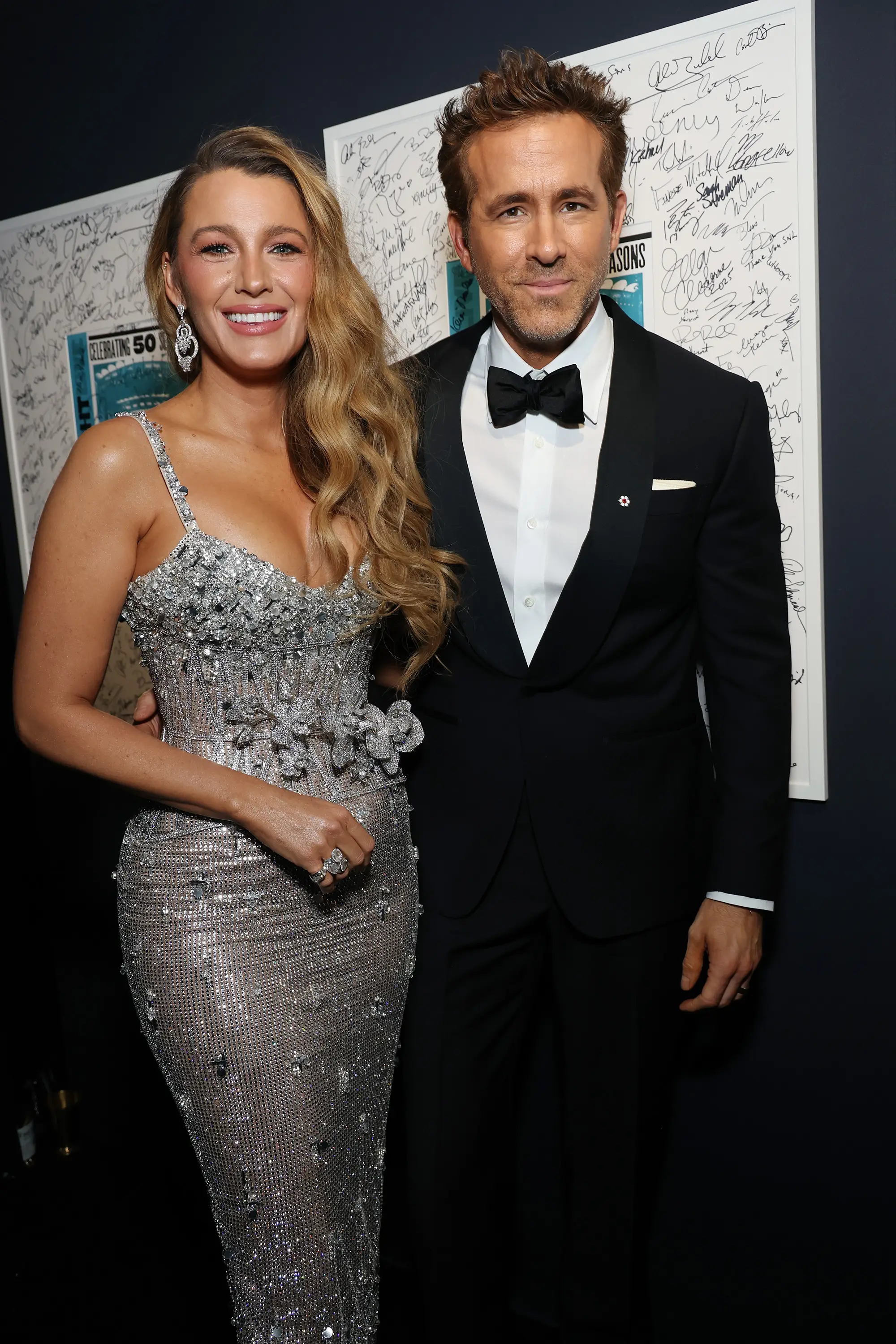 Blake Lively and Ryan Reynolds made their first public appearance in weeks (NBC/Kevin Mazur/NBC via Getty Images)