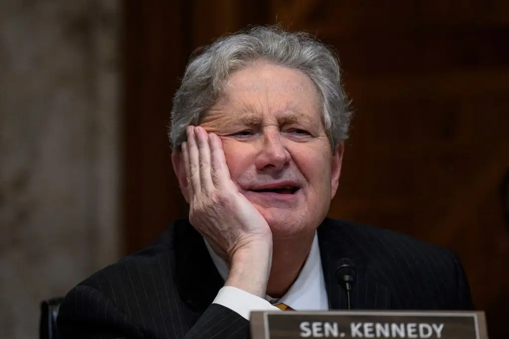 Senator John Kennedy has expressed his support for the plan (DREW ANGERER/AFP via Getty Images)
